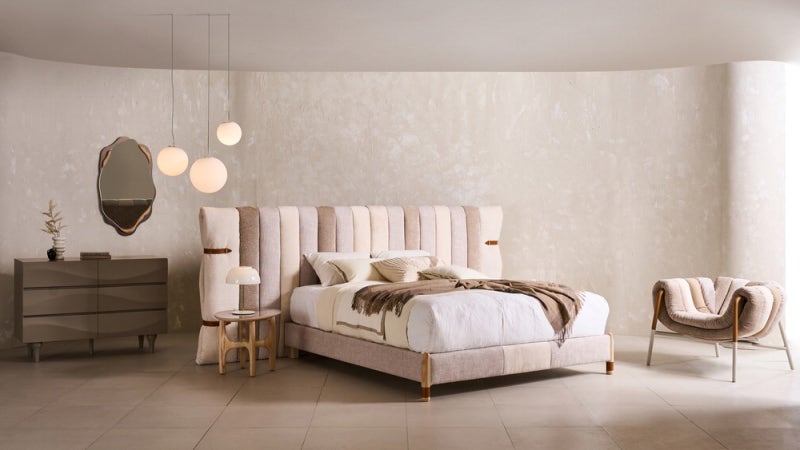 현대리바트, 장인이 한땀 한땀…천연가죽 침대 디테일에 빠진다