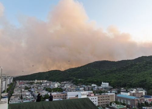 [속보] <b>대구</b> 함지산 <b>산불 재발화</b>에 국가동원령 발동