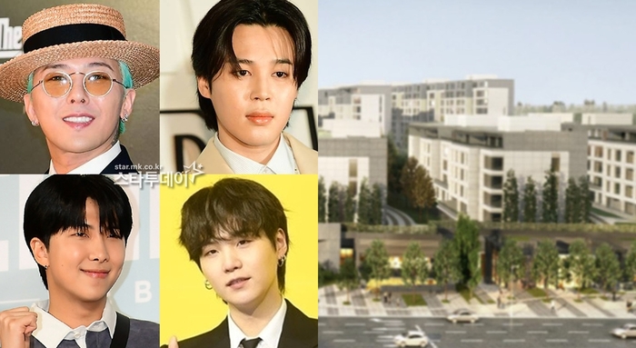  지드래곤,지민,RM,슈가,나인원 한남.사진| 스타투데이 DB,나인원 한남 홈페이지