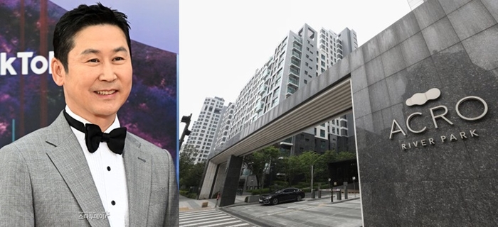  아크로리버파크에 살고 있는 신동엽.사진 ㅣ스타투데이DB,대림산업 홈페이지