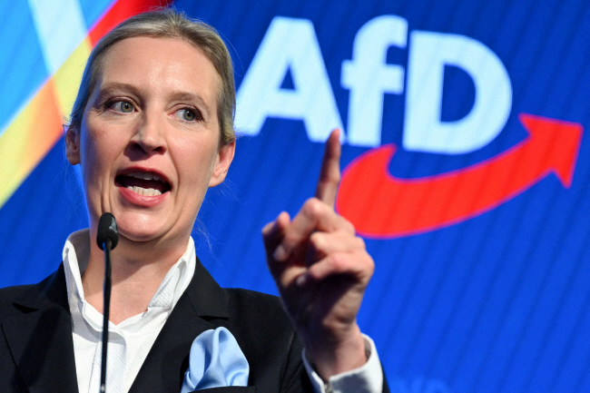  바이델 AfD 대표 [로이터 = 연합뉴스]