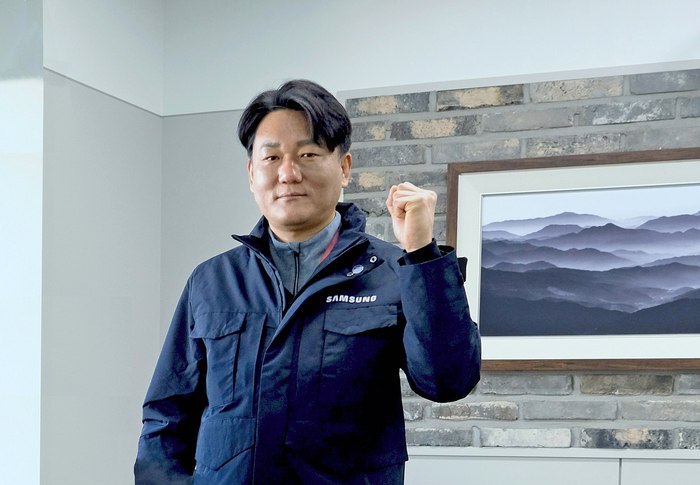  삼성전자서비스 구포센터 소속 박송욱 프로.[삼성전자서비스]