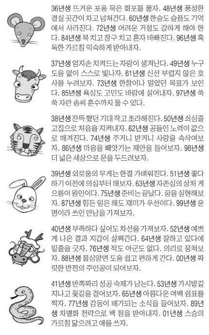 오늘의 운세 2025년 5월 6일 火(음력 4월 9일)