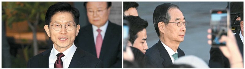 한덕수 "당에 맡기자" 김문수 "내가 당이다"… 단일화 평행선