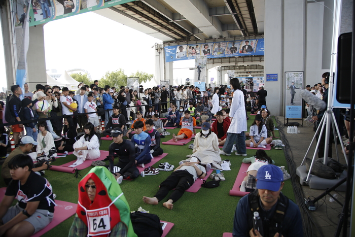 2024 한강 멍때리기 대회 모습.<제공=서울시>