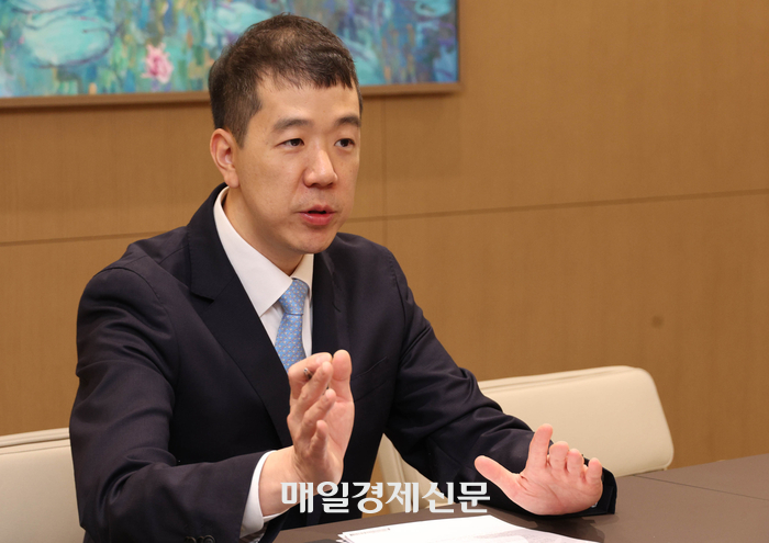 임태혁 삼성자산운용 ETF운용본부장이 지난 9일 서울 서초구 삼성자산운용 본사에서 인터뷰를 하고 있다.<이충우 기자>