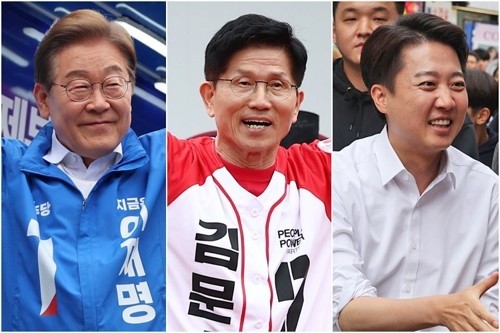 ‘정치적 고향’ 찾는 이재명, 경북·강원 <b>표심</b> 공략 김문수…인천 경기...