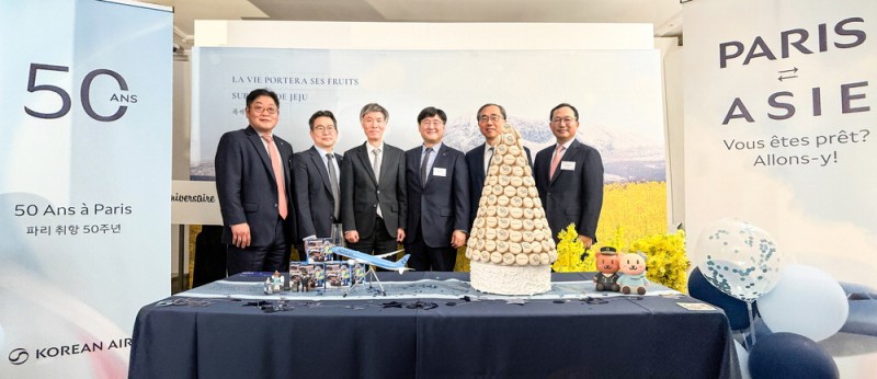 [포토] 대한항공, 파리 여객노선 취항 50주년