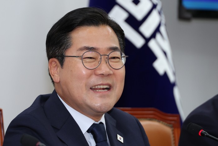 <b>박찬대</b>, 원내<b>대표</b> 퇴임…“가장 기억에 남는 일은 정권교체”