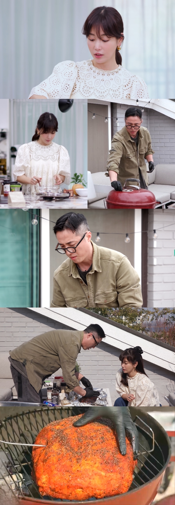 “바비큐 장인”...<b>기은세</b>, <b>친오빠</b>도 요리 실력자?(<b>편스토랑</b>)