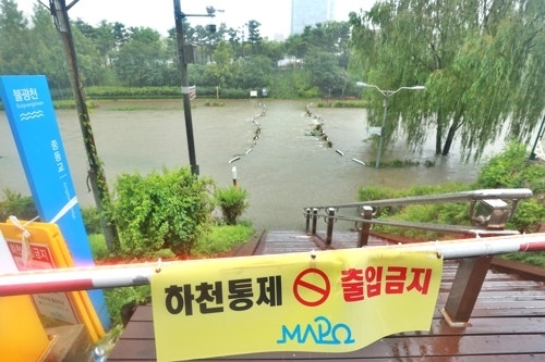 [속보] 청계천·도림천·안양천 등 <b>서울</b>시내 <b>하천</b> 29곳 <b>통제</b>
