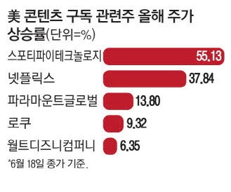"불황에도 콘텐츠는 못 끊지"… 잘나가는 스트리밍株