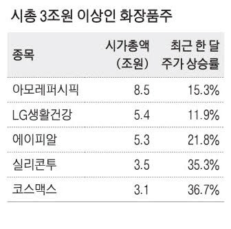 美·유럽 시장 확대에…K뷰티株 세대교체 눈앞