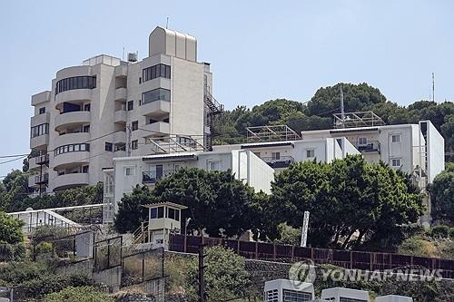 레바논 주재 미국대사관. AP연합