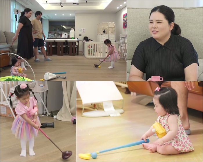 ‘슈돌’ <b>박인비</b> 두 <b>딸 골프</b> 교육 나섰다 “<b>신동</b>일세”
