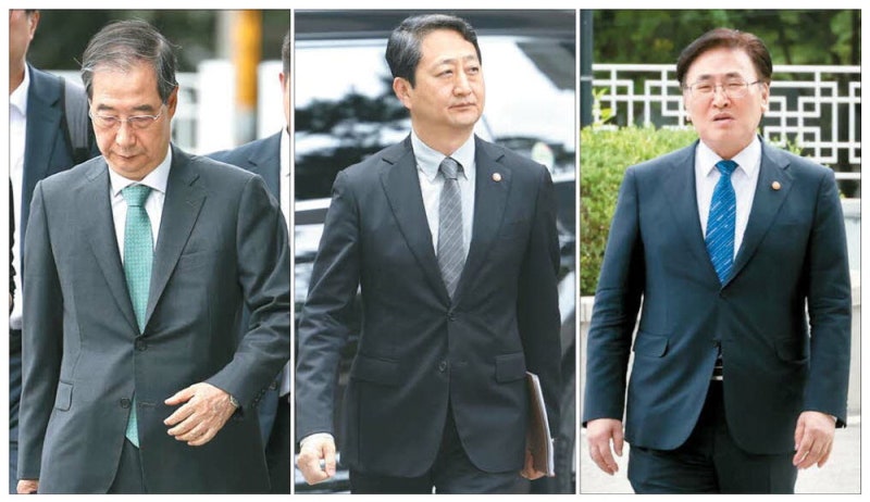 내란 특검, 한덕수·안덕근·유상임 줄소환