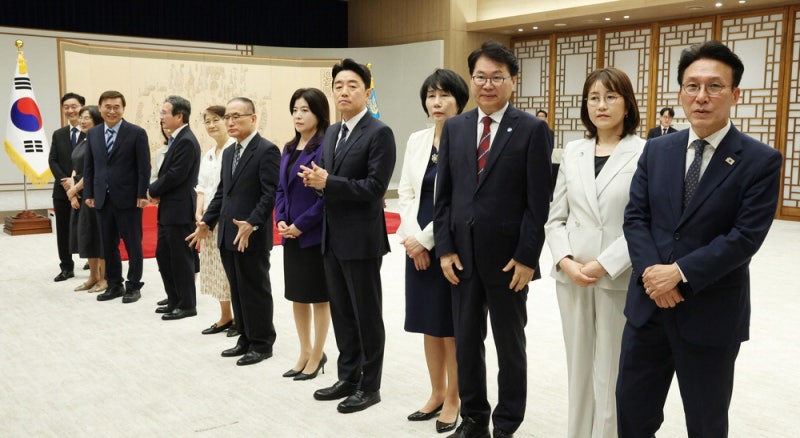 [포토] 이재명정부 첫 임명장 수여식