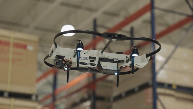 현대차 공장 재고관리하는 똑똑한 '드론'