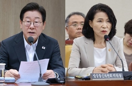 “비공개 회의 내용, <b>개인 정치</b> 활용 안돼”…<b>이진숙</b>에 경고 날린 李대...