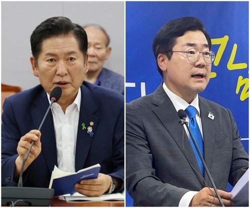 민주, 전당대회 후보 등록…정청래·박찬대 <b>당권 레이스</b> 본격 돌입