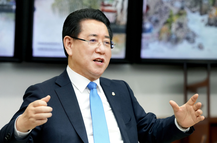 Kim Young-rok, Governor of Jeollanam-do. Provided by Jeollanam-do.