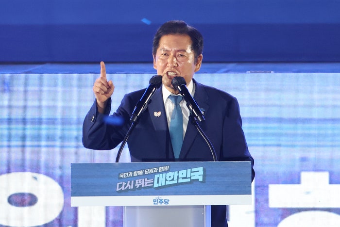 “尹·동조세력 철저하게 단죄해야”…<b>내란 척결</b> 강조한 <b>정청래</b>