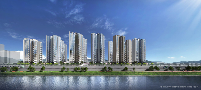 2027년 2월 서울 성동구 용답동에 들어서는 ‘청계리버뷰자이’ 조감도. [사진 출처 = GS건설]