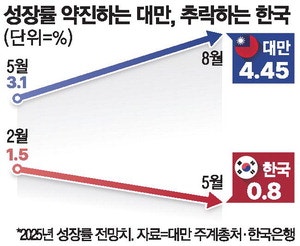 '네마리 龍 역전극' 韓 추월하는 대만
