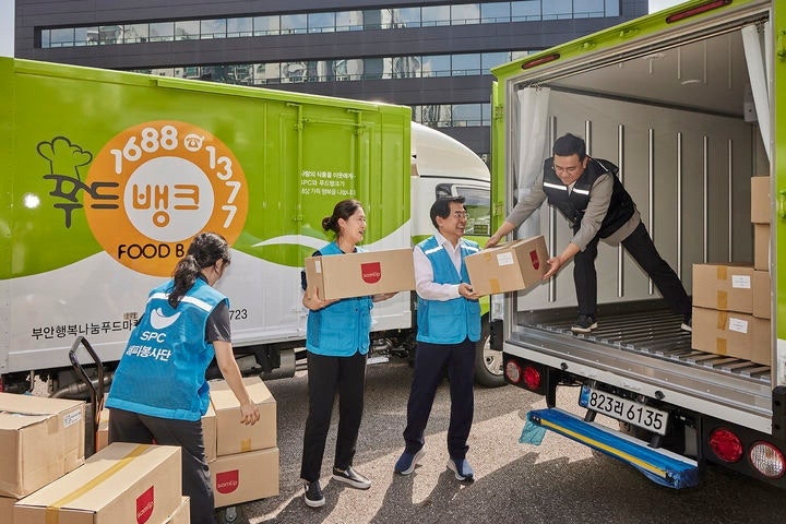 SPC, 푸드뱅크에 냉동탑차 기부