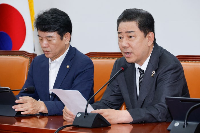 김병기 “내란 완전히 종식됐느냐…<b>3대 특검법</b> 더 강력히 개정해야”