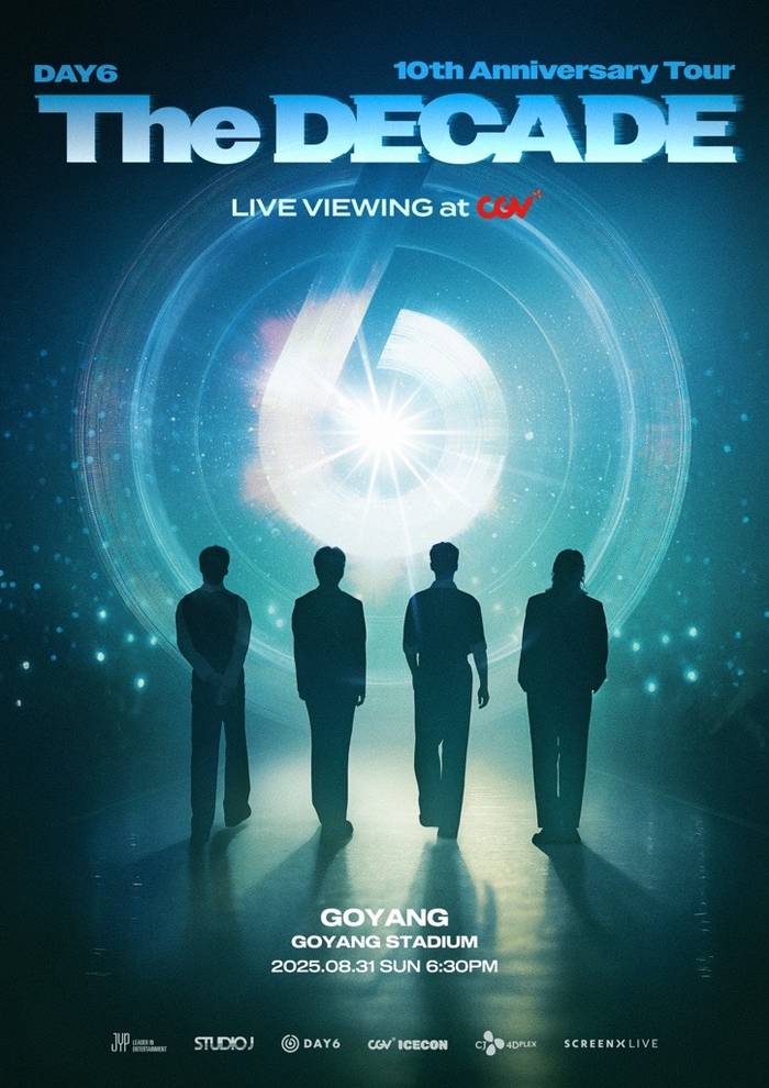 CGV, <b>데이식스</b> 10주년 <b>콘서트</b> 스크린X 생중계 [공식]