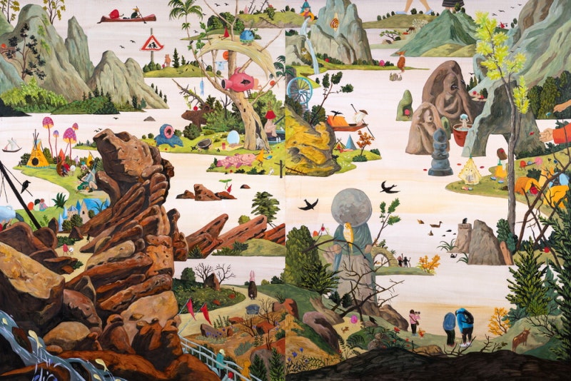 "美 살며 정체성 고민 … 서양 풍경화에 한국화 기법 녹여"