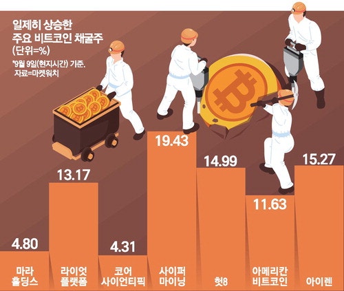 '본업' 코인채굴 줄이고 AI 뛰어드니 주가 쑥
