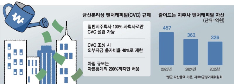 금산분리 완화 시동…지주사 벤처규제 푼다