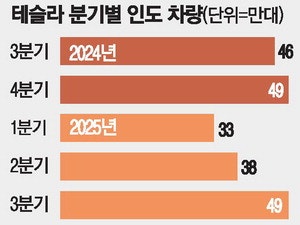 역대 최대 실적에도 테슬라 주가는 '우울'