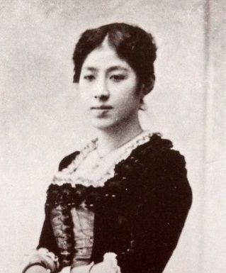 이와쿠라 도모미의 딸로 일본 사교계의 꽃으로 불기던 도다 기와코의 모습.