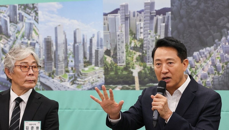 "분담금 늘까 걱정이시죠" 재개발 조합 만난 오세훈