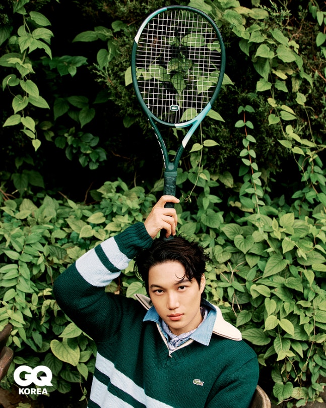 Kai took a sporty pictorial for GQ Korea