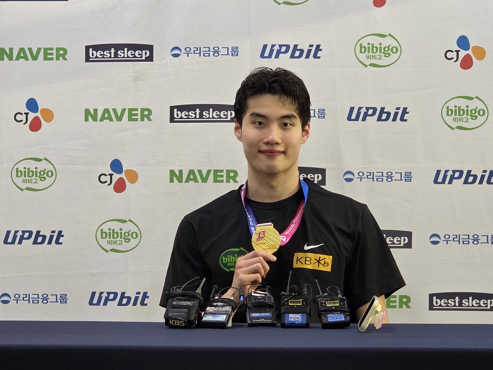 4관왕 <b>황선우</b>, <b>전국체전</b> 4번째 <b>MVP</b>
