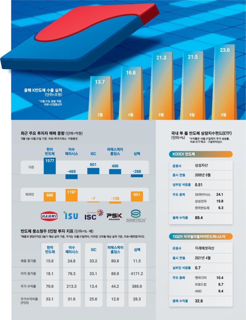 9만전자·50만닉스 놓쳤다면 …'K반도체 명품조연' 5총사 주목