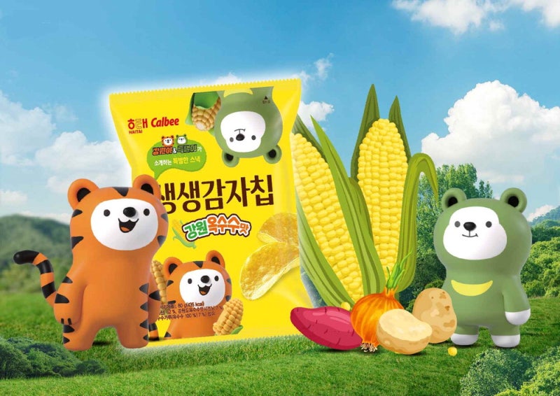 롯데마트, 강원도 농산물·캐릭터 담은 지역 상생 스낵