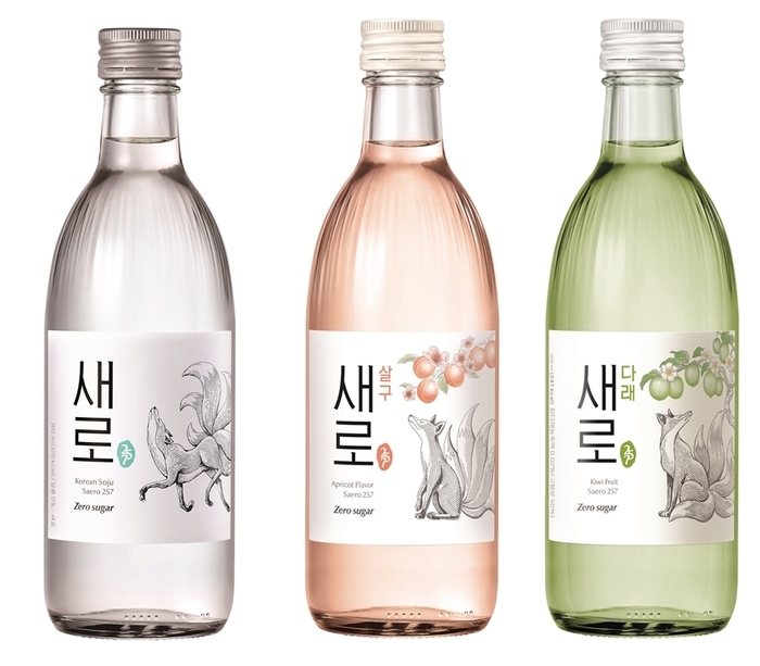 국내 유통업계에서도 제로슈거 열풍이 거세다. 사진은 롯데칠성 음료가 내놓은 ‘제로슈거’ 소주. [롯데칠성]