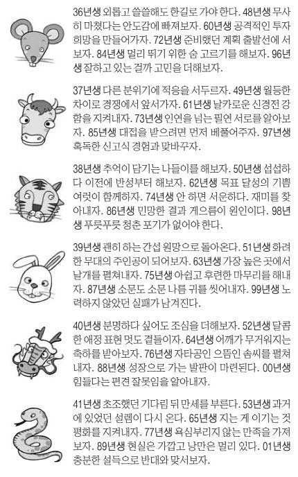 오늘의 운세 2025년 10월 28일 火(음력 9월 8일)