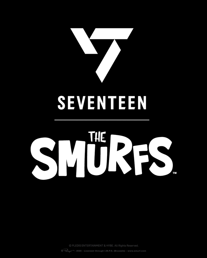 <b>세븐틴</b>, <b>스머프</b>와 손잡았다…슈퍼 IP <b>컬래버</b> 성사