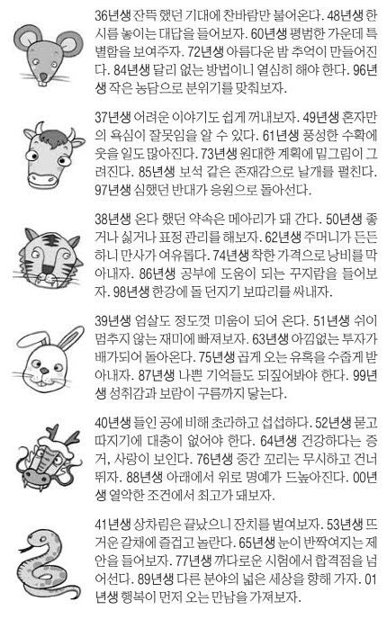 오늘의 운세 2025년 10월 29일 水(음력 9월 9일)