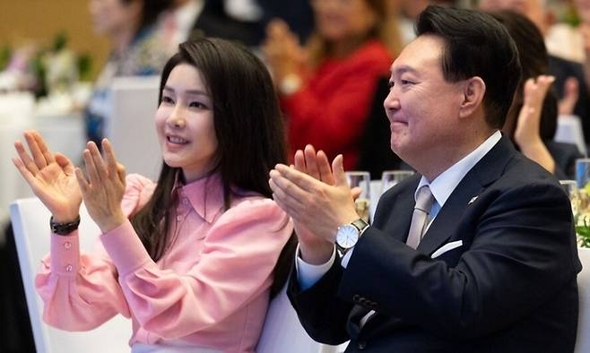 윤석열 전 대통령과 김건희 [연합뉴스]