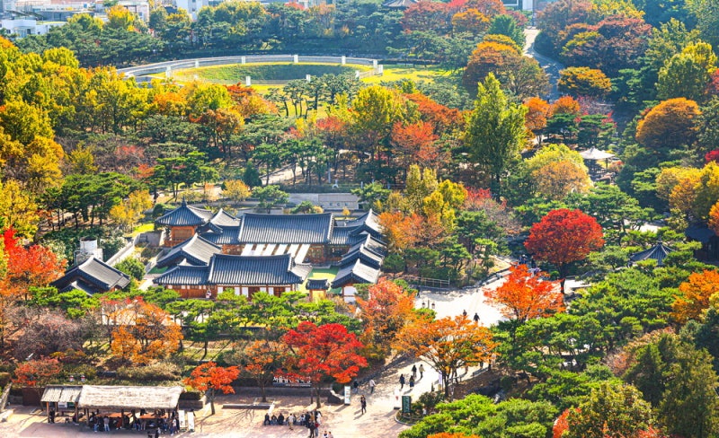 [포토] 단풍으로 물든 남산골 한옥마을