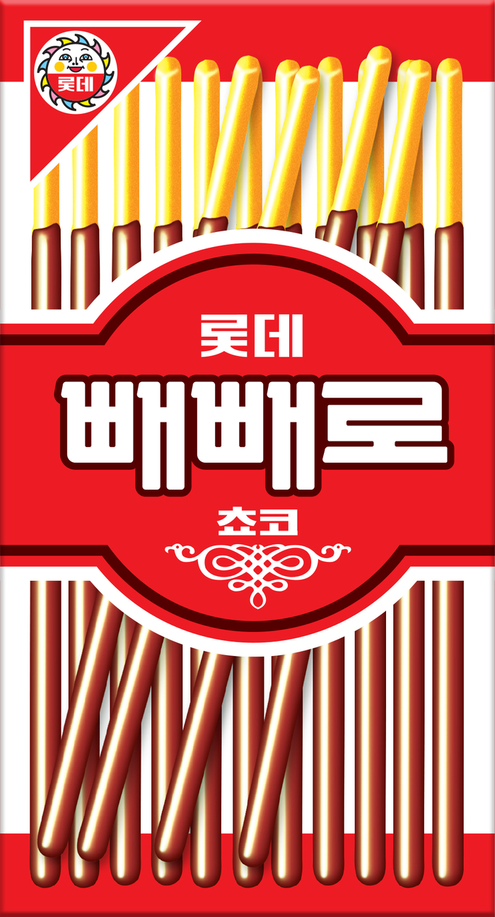 1983년 출시 당시 빼빼로. &lt;롯데웰푸드&gt;