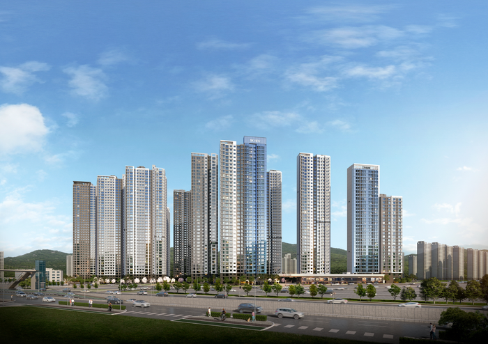  ‘의왕시청역 SK뷰 아이파크’ 투시도. [SK에코플랜트, HDC현대산업개발]