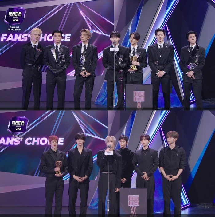 엔하이픈·<b>라이즈</b>, <b>팬스 초이스</b> 수상…“홍콩 화재 피해에 위로 전한다...